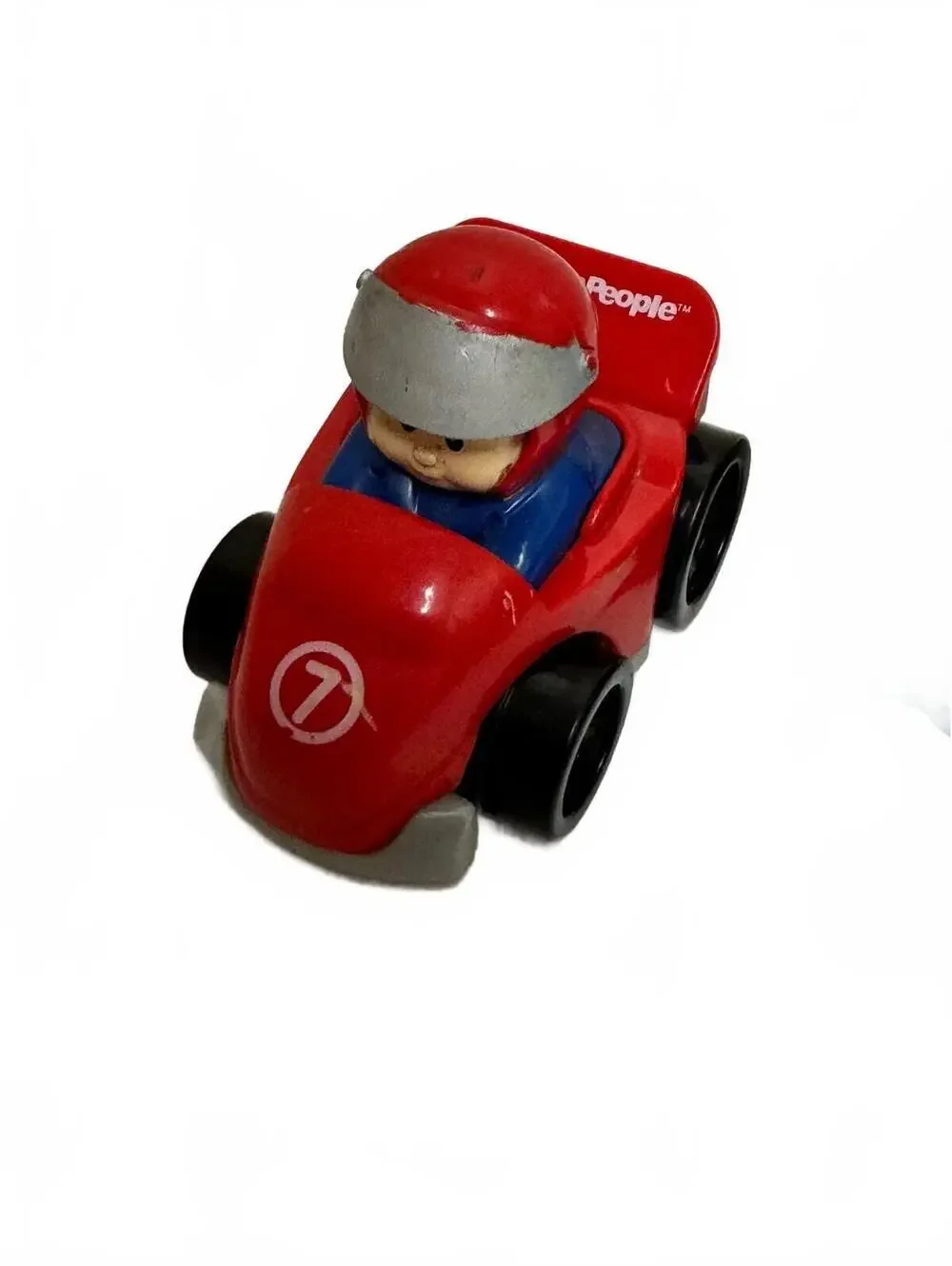 Fisher-Price Little People Toy Story 4 Bunny Figure & Red Race Car #7 Wheelies